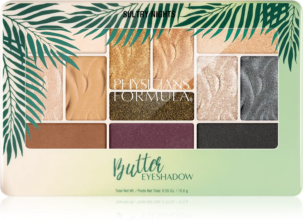 Physicians Formula Butter Eyeshadow - Палетка теней для век, 15 г, оттенок Sultry Nights