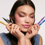 3INA The Color Pen Eyeliner - Подводка для глаз в виде карандаша, 1 мл, оттенок 482 - Purple — фото 4