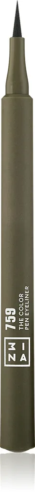3INA The Color Pen Eyeliner - Подводка для глаз в виде карандаша, 1 мл, оттенок 759 - Olive green