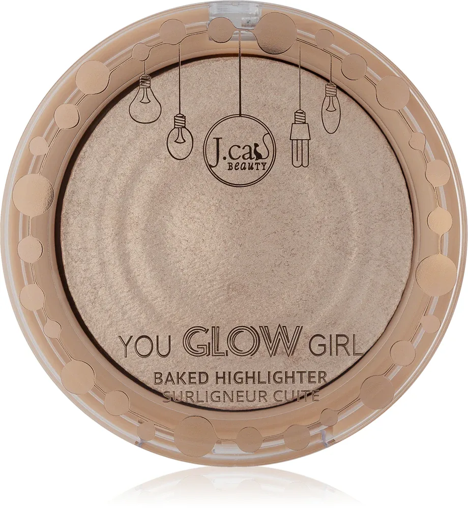 J.Cat Beauty You Glow Girl - Розовый хайлайтер для лица, оттенок 104 Crystal Sand