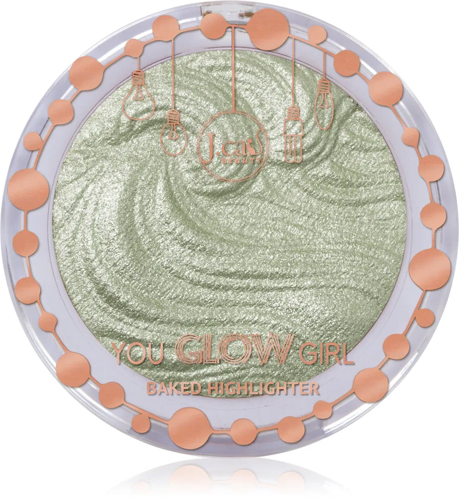 J.Cat Beauty You Glow Girl - Розовый хайлайтер для лица, оттенок 108 Mermaid Skin