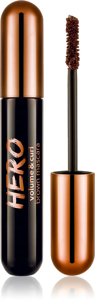 flormar Hero Volume & Curl Mascara - Тушь для ресниц, увеличивающая объем Brown, 10 ml