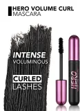 flormar Hero Volume & Curl Mascara - Тушь для ресниц, увеличивающая объем Brown, 10 мл, оттенок Black — фото 3