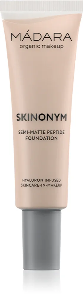 MÁDARA Skinonym Semi-Matte Peptide - Тональный крем с пептидами, 30 мл, оттенок Ivory 20
