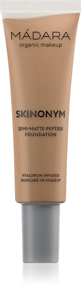 MÁDARA Skinonym Semi-Matte Peptide - Тональный крем с пептидами, 30 мл, оттенок #65 Warm Tan