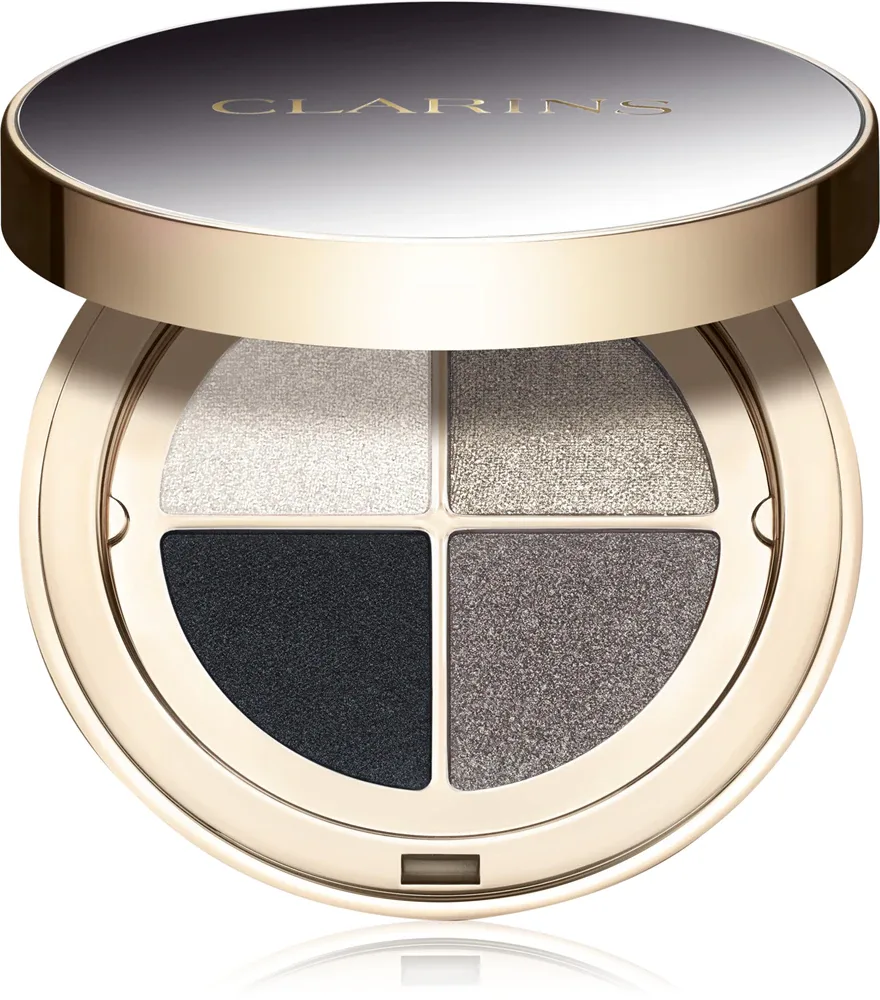 Clarins Ombre 4 Colour Eye Palette - Палетка теней для век для долговременного эффекта, оттенок 09 - Onyx Gradation