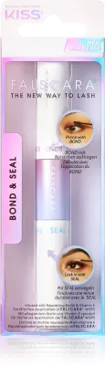 KISS Falscara Bond & Seal - Клей для накладных ресниц двойного действия, 8 г