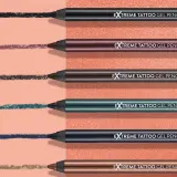 flormar Extreme Tattoo Gel Pencil - Водостойкий гелевый карандаш для глаз, 1 г, оттенок 03 Deep Green — фото 4
