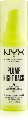NYX Professional Makeup Plump Right Back Plump Serum And Primer - Долговременная база под макияж, 30 мл
