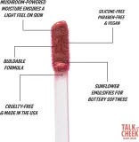 theBalm Talk is Cheek - Румяна для щек в креме, 4 мл, оттенок Lecture — фото 6