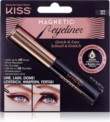KISS Magnetic Eyeliner - Магнитный гелевый подводка для глаз, 5 г