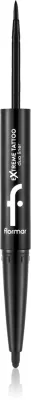 flormar Extreme Tattoo Duo Liner - Подводка для глаз 2 в 1 оттенок 001 Black, 2 г