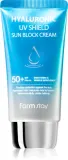Farmstay Hyaluronic UV Shield Sun Block Cream - Защитный крем для лица с гиалуроновой кислотой SPF 50+, 70 g — фото 1