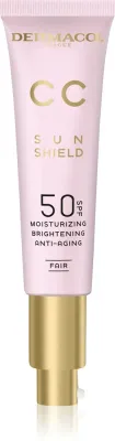 Dermacol CC Sun Shield - Крем СС с омолаживающим действием SPF 50, 30 мл