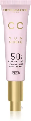 Dermacol CC Sun Shield - Крем СС с омолаживающим действием SPF 50, 30 мл, оттенок Bronze