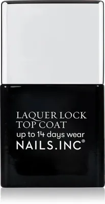 Nails Inc. 45 Second Lacquer Lock - Лак для ногтей - лакиер навьержниовый до пазнокци, 14 мл