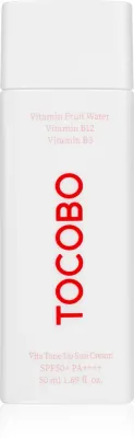 TOCOBO Vita Tone Up Sun Cream - легкий защитный гель-крем для выравнивания тона кожи SPF 50+, 50 мл