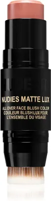 Nudestix Nudies Matte Lux - Многофункциональный косметический продукт для макияжа глаз, губ и лица., 7 г, оттенок Pretty Peach
