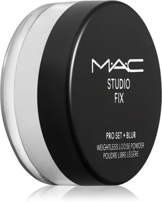 MAC Cosmetics Studio Fix Pro Set + Blur Weightless Loose Powder - Пудра укрепляющая и матирующая, 6 г, оттенок Translucent