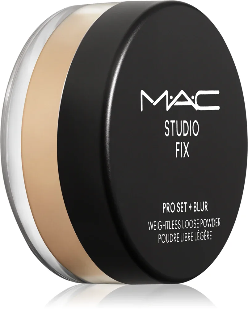 MAC Cosmetics Studio Fix Pro Set + Blur Weightless Loose Powder - Пудра укрепляющая и матирующая, 6 г, оттенок Medium