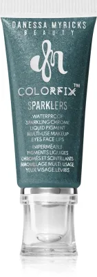 Danessa Myricks Beauty Colorfix Sparklers - Многофункциональная косметика для макияжа глаз, губ и лица оттенок Evergreen, 10 мл