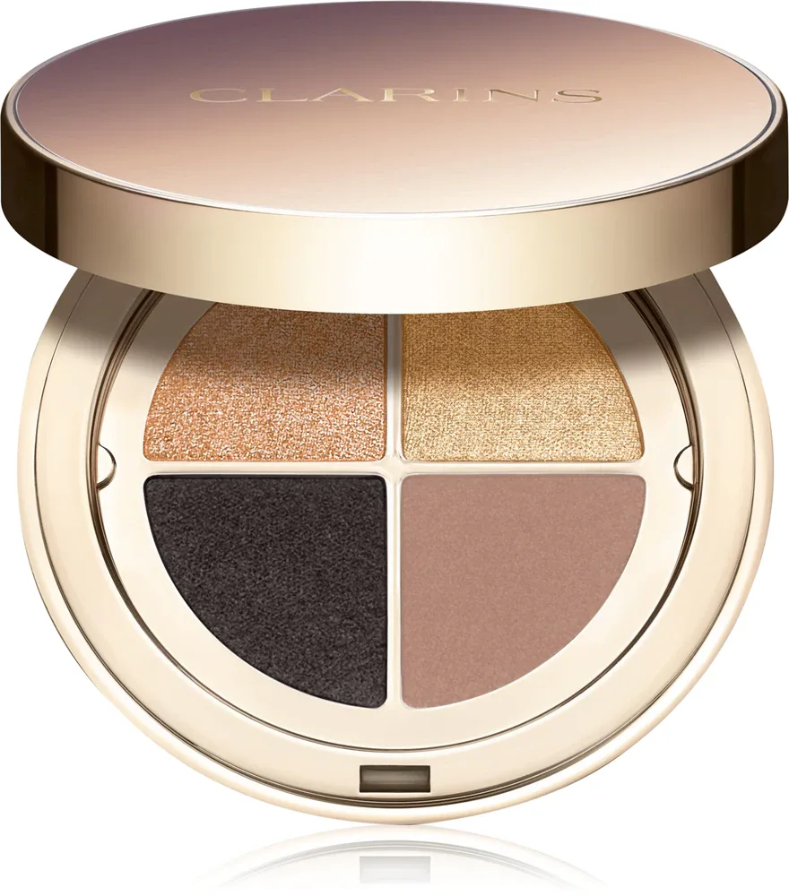 Clarins Ombre 4 Colour Eye Palette - Палетка теней для век для долговременного эффекта оттенок 08 - Amber Gradation, 4 g
