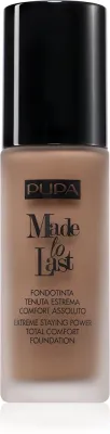 PUPA Milano Made to Last - Долговременное тональное средство в жидкой форме оттенок 060 Golden Beige, 30 мл