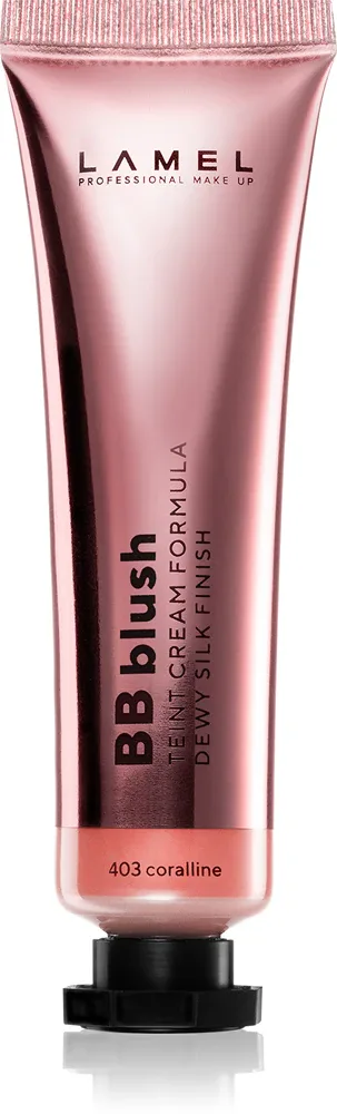 LAMEL Insta BB Blush - Румяна для щек в креме, 10 мл, оттенок 403 Coralline