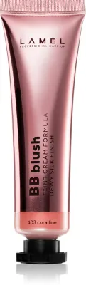 LAMEL Insta BB Blush - Румяна для щек в креме, 10 мл, оттенок 403 Coralline