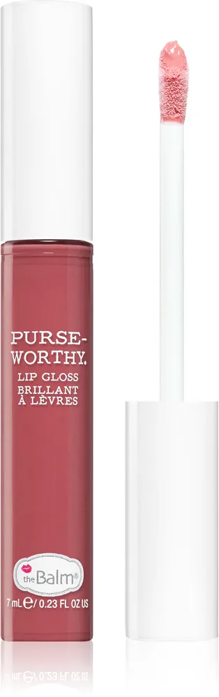 theBalm Purseworthy - Увлажняющий блеск для губ с маслом ши оттенок Clutch, 7 ml