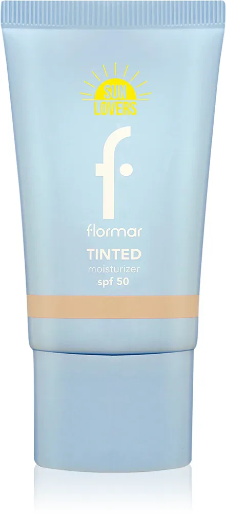 flormar Tinted Moisturizer SPF 50 - Тонизирующий увлажняющий крем Sand, 30 мл, оттенок Ivory Nude