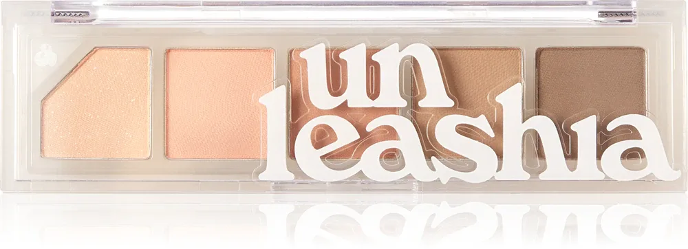Unleashia Mood Shower Eye Palette - Палетка теней для век: палетка теней для век, 1 шт, оттенок NO.1 Vanilla Shower