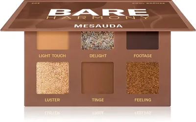 Mesauda Milano Bare Harmony - Палетка теней для век: палетка теней для век, 6 г