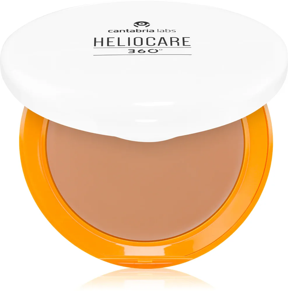 Heliocare 360 Oil-Free Compact - Компактный порошковый тональный крем SPF 50+, 10 г, оттенок Beige