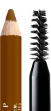 NYX Professional Makeup Powder Louder - Карандаши для бровей с щеточкой, 1 шт, оттенок Louder Auburn — фото 4