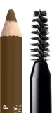 NYX Professional Makeup Powder Louder - Карандаши для бровей с щеточкой, 1 шт, оттенок Soft Brown — фото 4