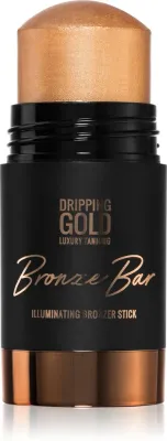 Dripping Gold Luxury Tanning Bronze Bar - Бронзирующий хайлайтер для лица и тела, 36 г