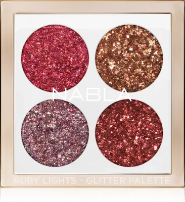 NABLA Cosmetics Ruby Lights - Палетка теней для век: палетка теней для век, 4 г