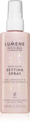 Lumene Invisible Illumination Dewy Glow - Розовый спрей для поддержания загара, 100 мл