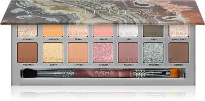 Sigma Beauty Cool Neutrals - Палетка теней для век: палетка теней для век, 1 шт