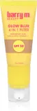 Barry M Glow Blur - Основа для макияжа с SPF 30, 30 мл, оттенок Light — фото 1