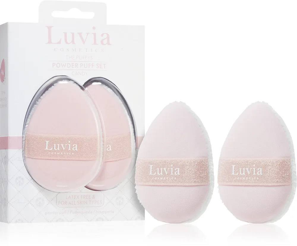 Luvia Cosmetics The Puffys Powder Puff Set - Кисть для пудры Candy, 2 szt.