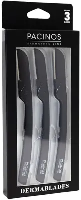 Pacinos Siganture Line Derma Blades - Бритва для лица, 3 шт