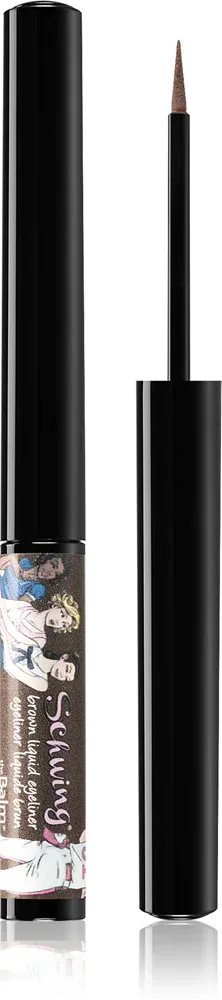 theBalm Schwing Liquid Eyeliner - Подводка для глаз в жидкой форме, 1 мл, оттенок Brown