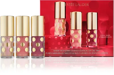Estee Lauder Holiday Lip Oil Set - Подарочный набор для губ, лимитированное издание edycja limitowana, 1 шт