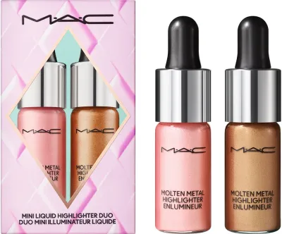 MAC Cosmetics Holiday Surreal Shine Mini Highlighter Duo - Набор подарочный для женщин для женщин, 0