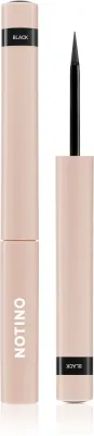 Notino Serum-Infused Lifeproof Eyeliner - Жидкая подводка для роста ресниц с активными компонентами 01 Black, 1 мл