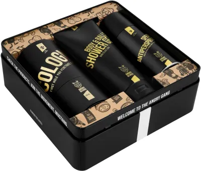 Angry Beards Legendary Jask Saloon Set - Подарочный набор для мужчин для мужчин, 3 шт