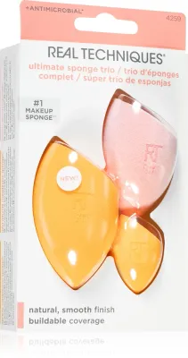 Real Techniques Ultimate Sponge Trio - Кисти для макияжа, 0