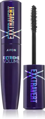 Avon Exxtravert Extreme Volume - Тушь, обеспечивающая максимальный объем ресниц оттенок Blackest Black, 9 мл